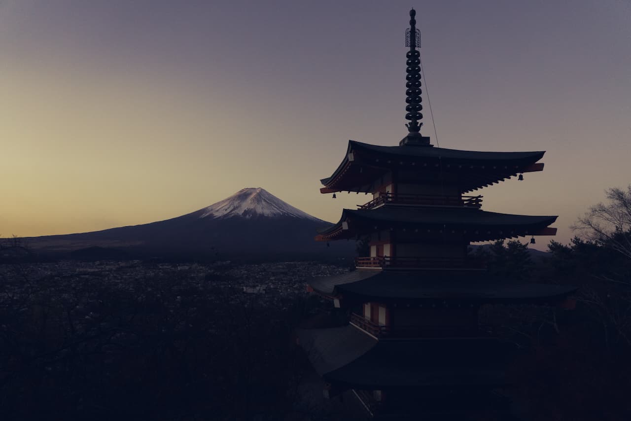 Chureito Pagoda Blue
Hour