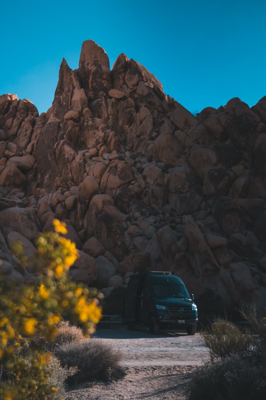 Mercedes Sprinter Van at Joshua
Tree