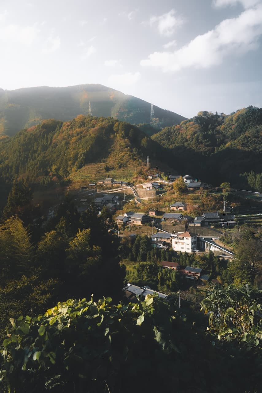 Hills on the way to
Koyasan