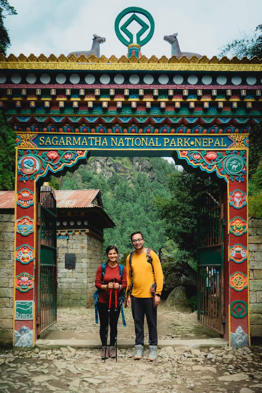 Monjo Sagarmatha NP Entrance