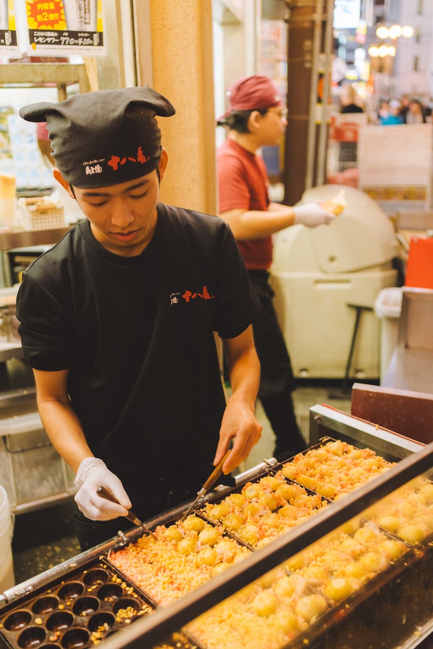 Takoyaki in Osaka