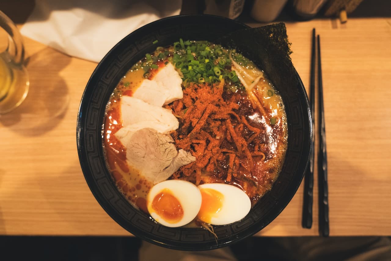 Top Down Ramen
Shot