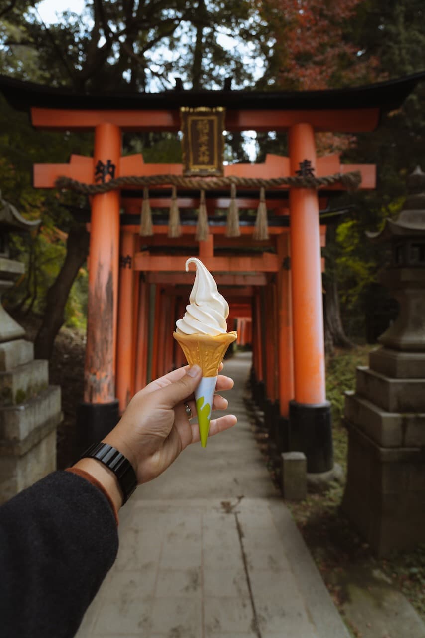 Fushimi-inari Taisha Ice
Cream