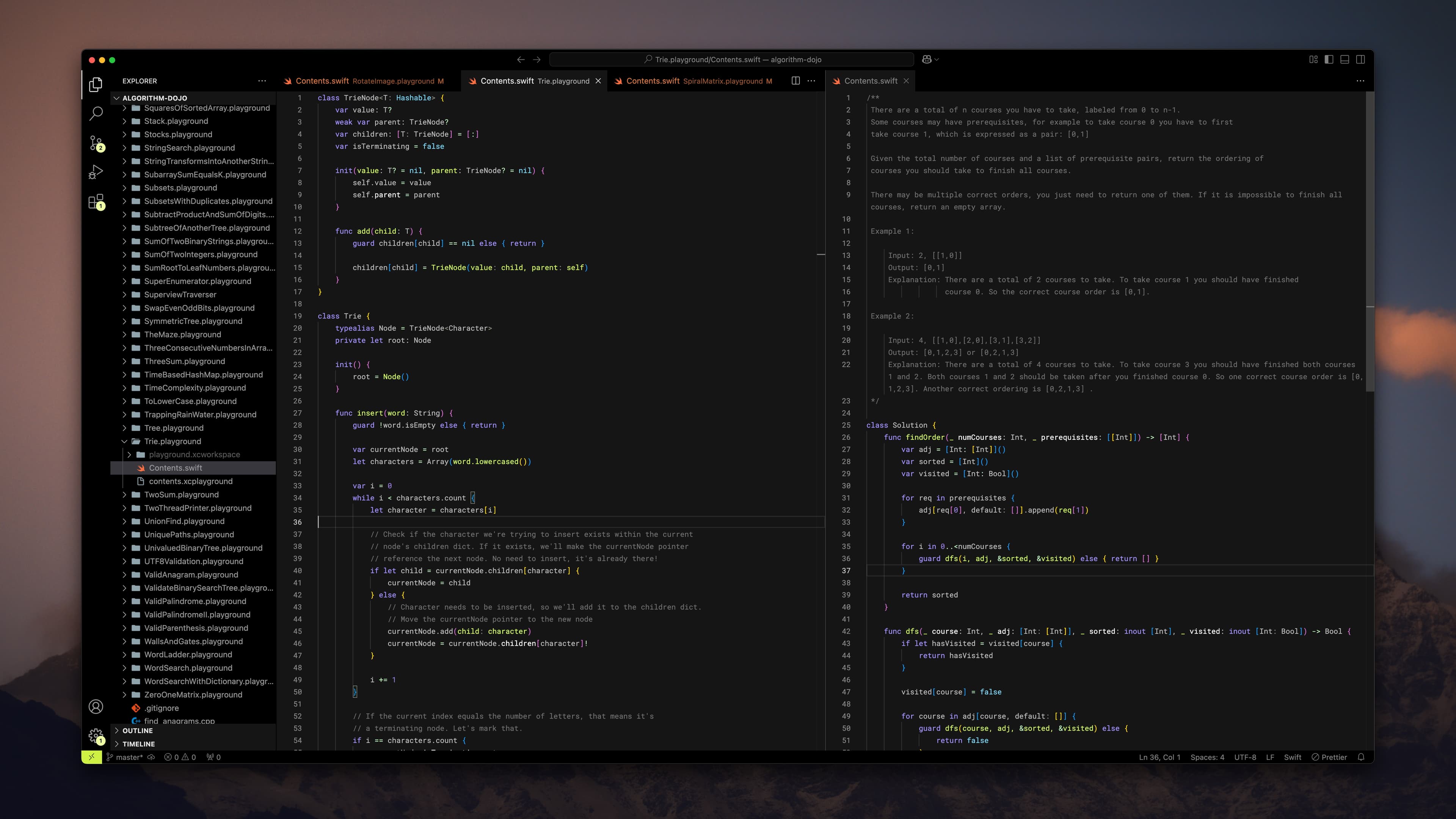 Algorithm
Dojo