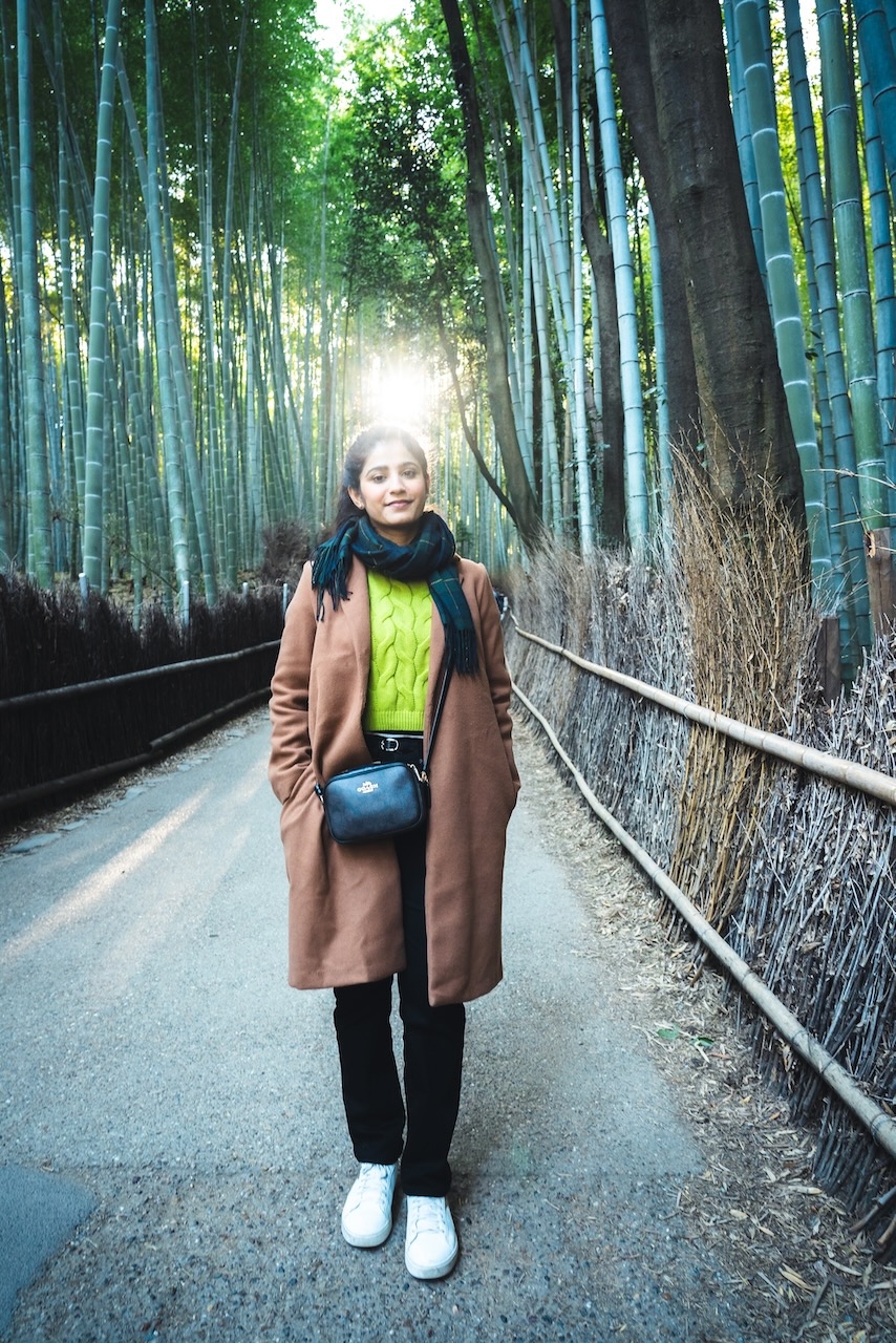 Arashiyama Bamboo Forest Portrait of Pallavi