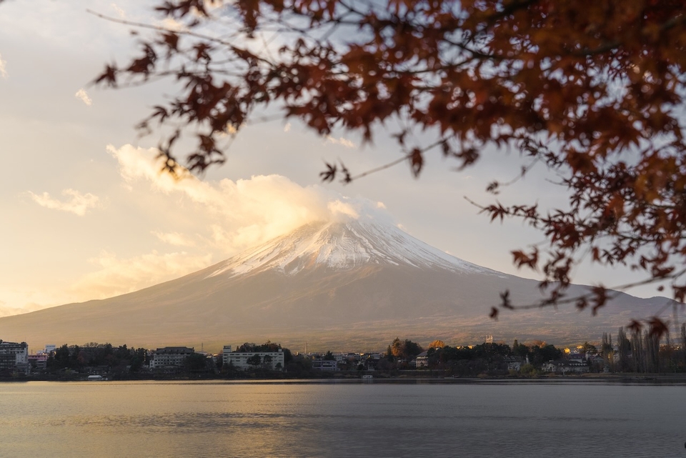 Mt Fuji from Kawaguchiko